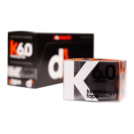 d3 Tape Tape Standard (50mm x 6m) / Black K6.0 Kinesiology Tape XMiles
