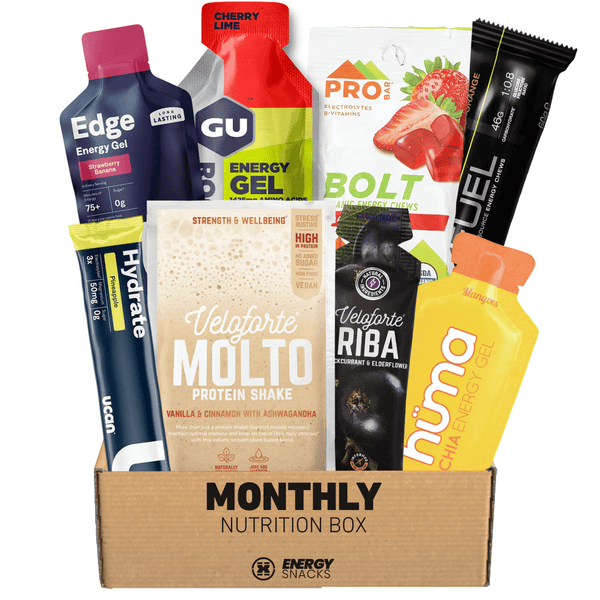 EnergySnacks Nutrition Box Original Monthly Nutrition Box XMiles