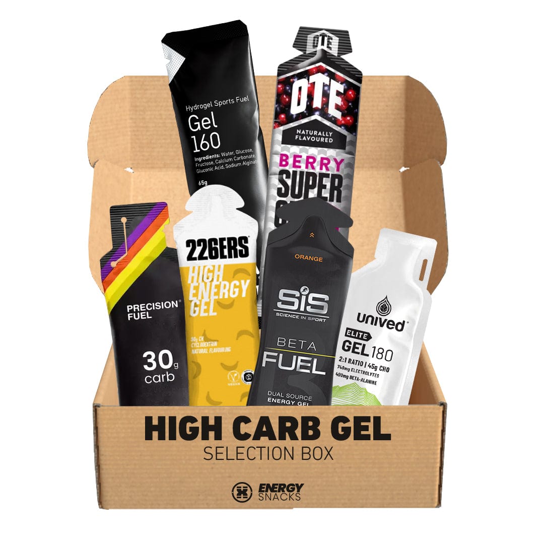 EnergySnacks Nutrition Box Pack of 6 / Original Box High Carb Energy Gel Box XMiles