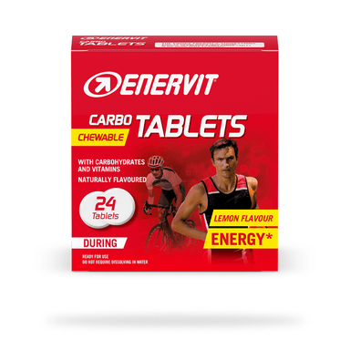 Enervit Chews Box of 24 Carbo Tablets XMiles