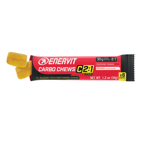 Enervit Chews Single Serve / Orange C2:1 Pro Carbo Chews XMiles