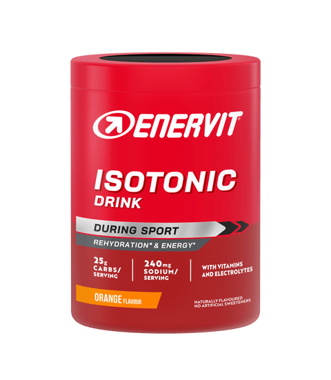 Enervit Energy Drink 14 Serving Tub (420g) / Orange Isotonic Drink XMiles