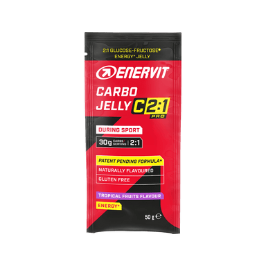 Enervit Gels Single Serve / Tropical Fruits C2:1 Pro Carbo Jelly XMiles