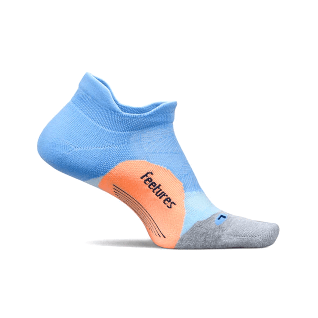 Feetures Socks M / Blue Burst Elite Light Cushion No Show Tab Running Sock XMiles