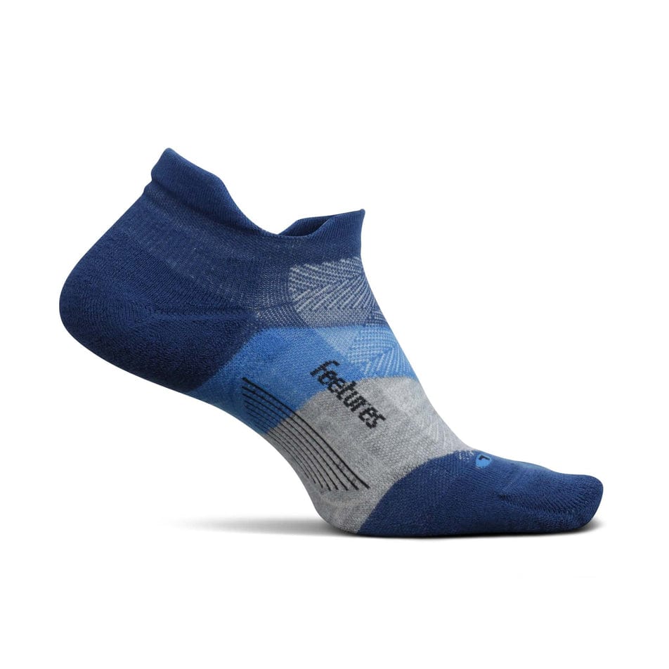 Feetures Socks M / Boost Blue Elite Max Cushion No Show Tab Sock XMiles