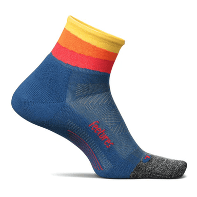 Feetures Socks M / Solar Ascent Elite Light Cushion Quarter Running Sock XMiles