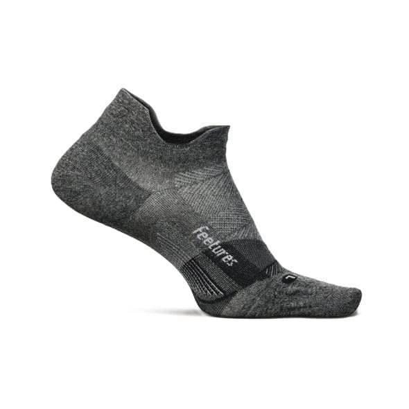 Feetures Socks S / Gray Elite Ultra Light No Show Tab Running Sock XMiles