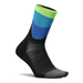 Feetures Socks S / Rythmic Black Elite Light Cushion Mini Crew Running Sock XMiles