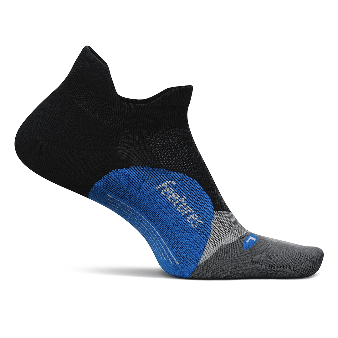 Feetures Socks S / Tech Blue Elite Light Cushion No Show Tab Running Sock XMiles