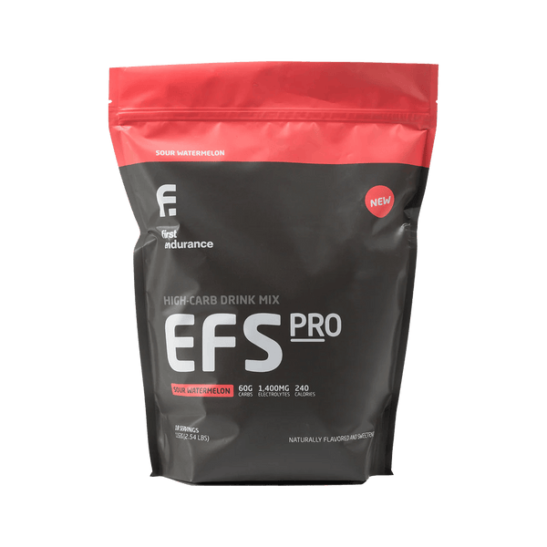 First Endurance Energy Drink 18 Serving Pouch (1150g) / Sour Watermelon EFS-PRO High Carb XMiles