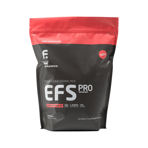 First Endurance Energy Drink 18 Serving Pouch (1150g) / Sour Watermelon EFS-PRO High Carb XMiles
