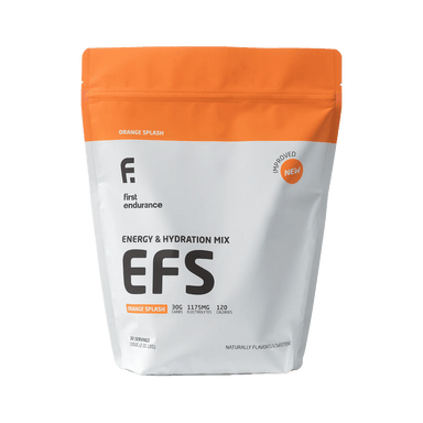 First Endurance Energy Drink 30 Serving Pouch (1050g) / Orange Splash EFS Drink Mix XMiles