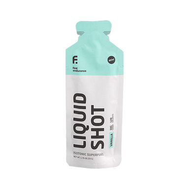 First Endurance Gels Single Serve / Vanilla Liquid Shot XMiles