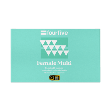 fourfive Vitamins 60 Capsule Pack Female Multivitamin XMiles