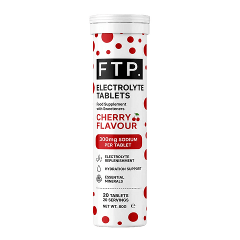 FTP Endurance Fuel Electrolyte Drinks 20 Serving Tube / Cherry FTP Electrolyte Tablets XMiles