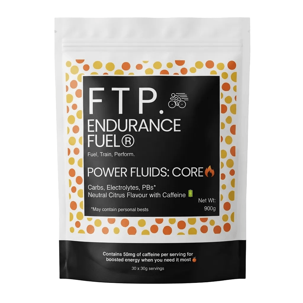FTP Endurance Fuel Energy Drink 30 Serving Pouch (900g) / Citrus (Caffeine) Power Fluids XMiles