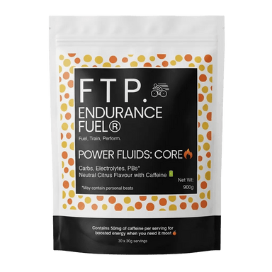FTP Endurance Fuel Energy Drink 30 Serving Pouch (900g) / Citrus (Caffeine) Power Fluids XMiles