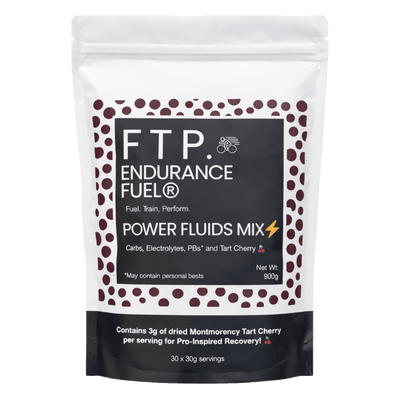 FTP Endurance Fuel Energy Drink 30 Serving Pouch (900g) / Tart Cherry Power Fluids XMiles