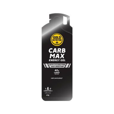 Gold Nutrition Single Serve / Unflavoured Carb Max Energy Gel XMiles