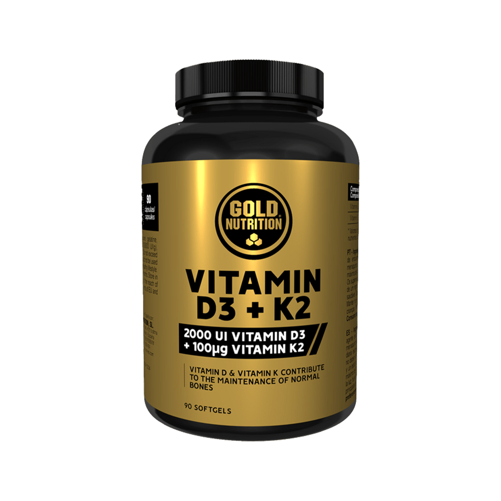 GoldNutrition Supplement 90ct Tub Vitamin D3 + K2 XMiles