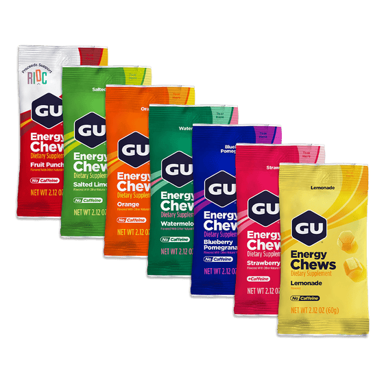 GU Chews Pack of 7 / Mixed GU Energy Chews XMiles