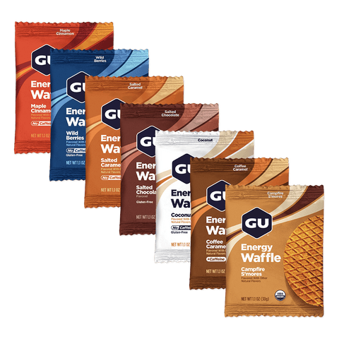 GU Energy Bars Pack of 7 / Mixed GU Energy Waffle XMiles