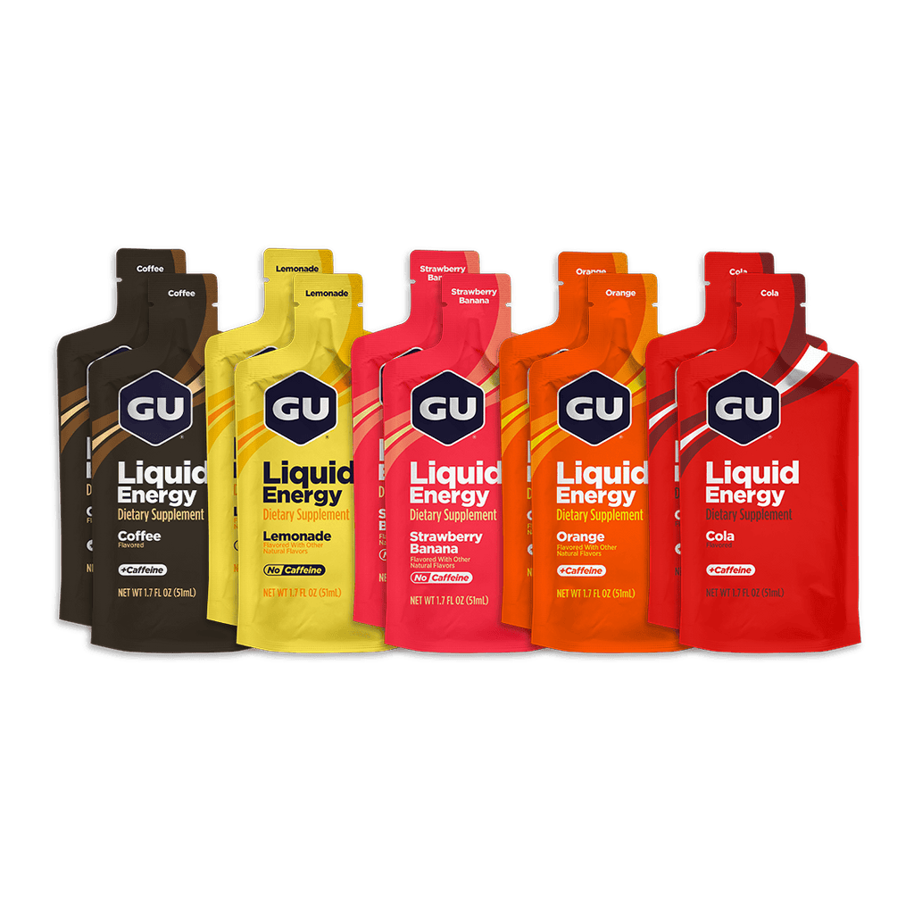GU Gels Pack of 10 / Mixed Liquid Energy Gel XMiles