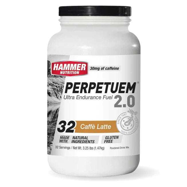 Hammer Nutrition Energy Drink 32 Serving Tub (1.47kg) / Caffe Latte Perpetuem 2.0 XMiles