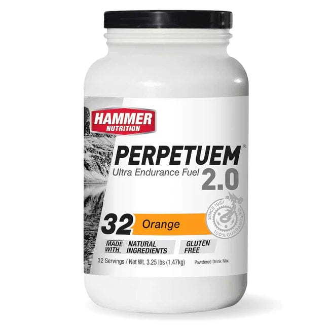 Hammer Nutrition Energy Drink 32 Serving Tub (1.47kg) / Orange Perpetuem 2.0 XMiles