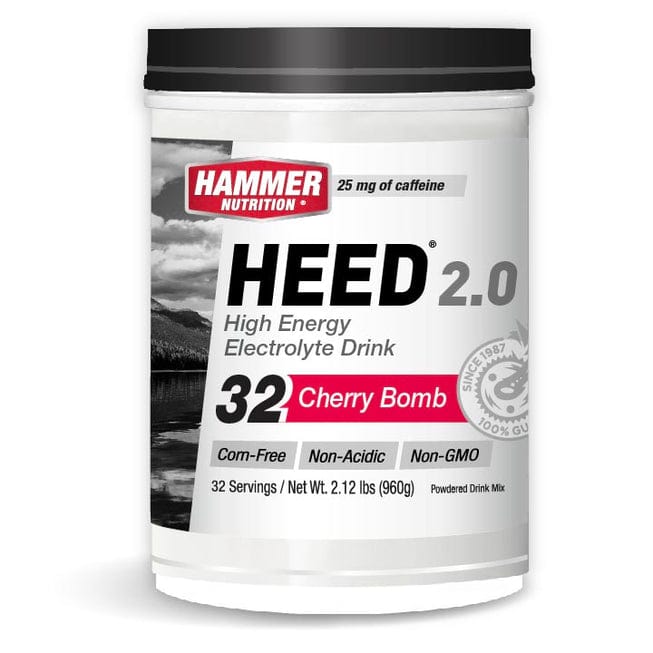 Hammer Nutrition Energy Drink 32 Serving Tub (960g) / Cherry Bomb Heed 2.0 XMiles