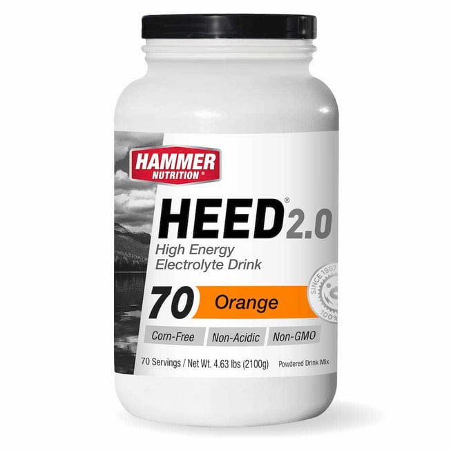 Hammer Nutrition Energy Drink 70 Serving Tub (2.1kg) / Orange Heed 2.0 XMiles
