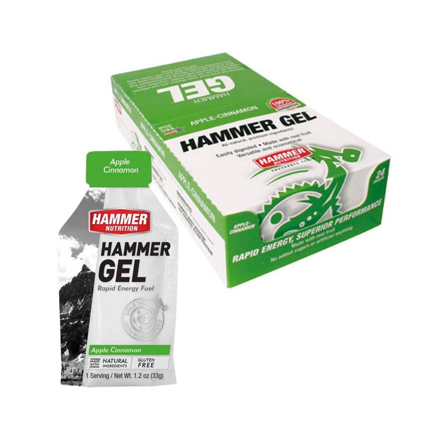 Hammer Nutrition Gels Box of 24 / Apple Cinnamon Hammer Gel XMiles