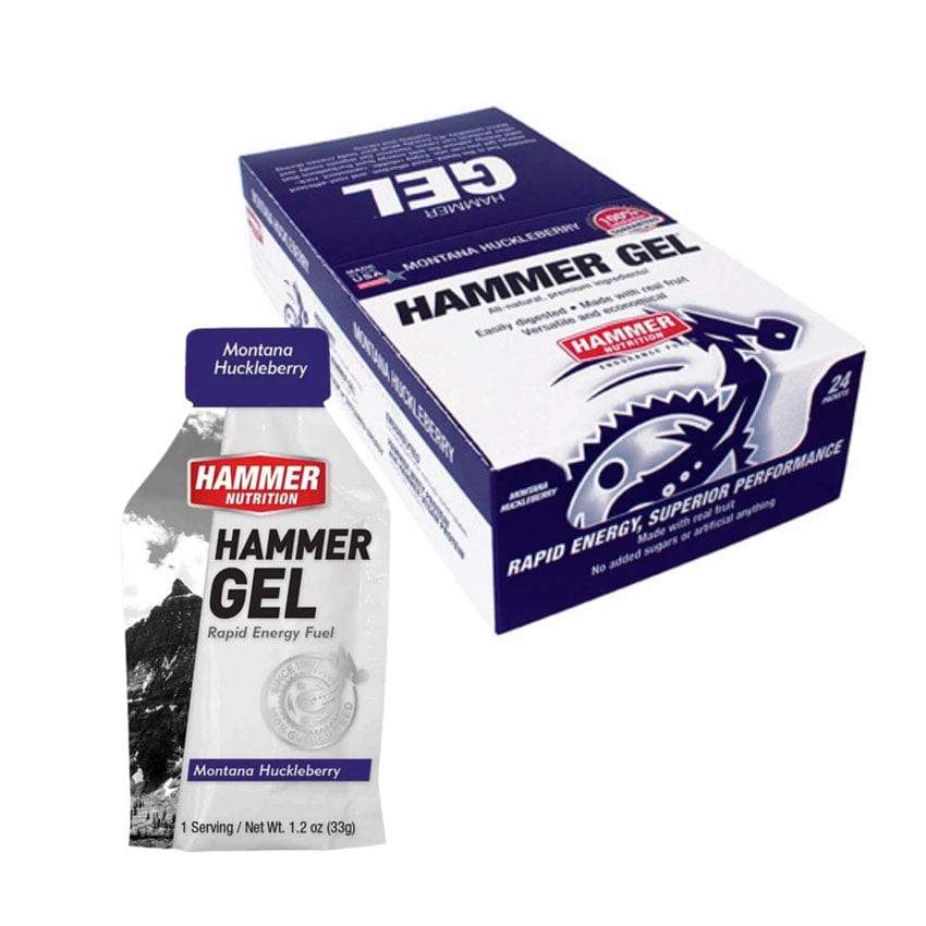 Hammer Nutrition Gels Box of 24 / Montana Huckleberry Hammer Gel XMiles