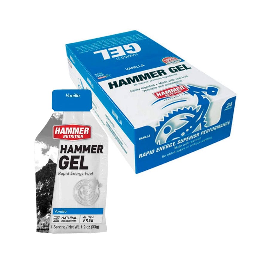 Hammer Nutrition Gels Box of 24 / Vanilla Hammer Gel XMiles