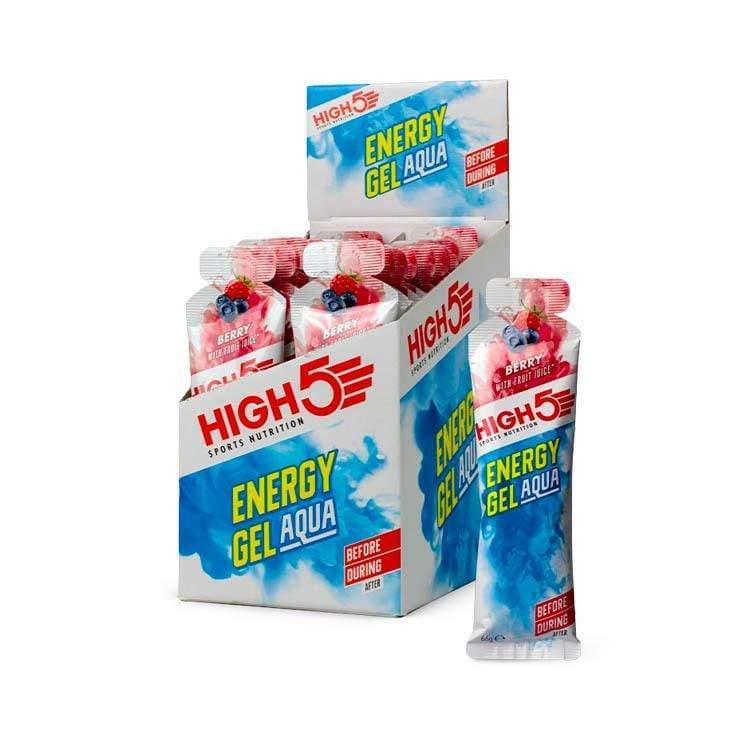 High5 Gels Box of 20 / Berry Energy Gel Aqua (66g) XMiles