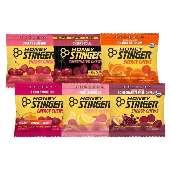 Honey Stinger Chews Pack of 6 / Mixed Energy Chews XMiles