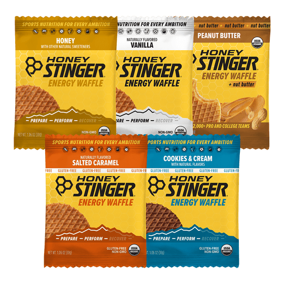 Honey Stinger Energy Bars Pack of 5 / Mixed Energy Waffles XMiles