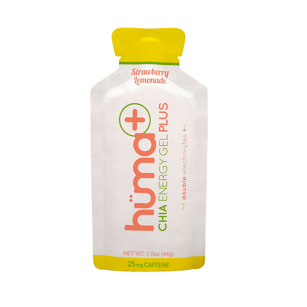 Hüma Gels Single Serve / Strawberry Lemonade (25mg) Huma Chia Plus Energy Gel XMiles