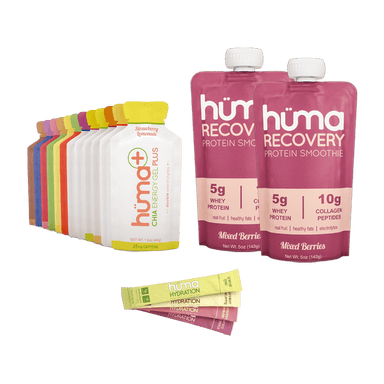 Hüma Trial Pack EVERYTHING + Recovery Huma Gel: Everything + Recovery Pack XMiles