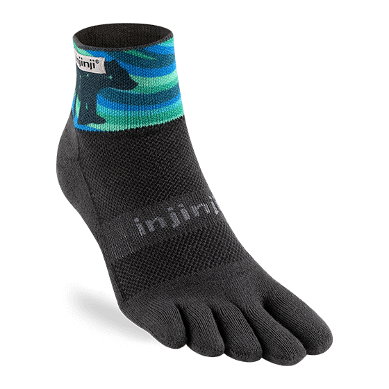 Injinji Socks S / Aurora Injinji Trail Midweight Mini-Crew XMiles