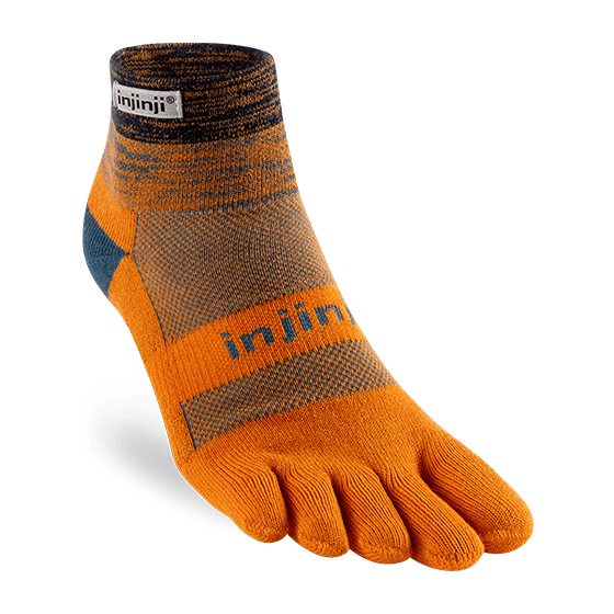 Injinji Socks S / Harvest Injinji Trail Midweight Mini-Crew XMiles