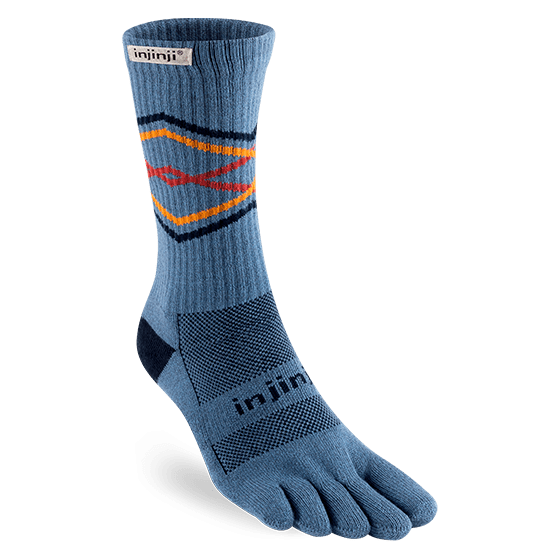 Injinji Socks S / Lake Injinji Trail Midweight Crew XMiles