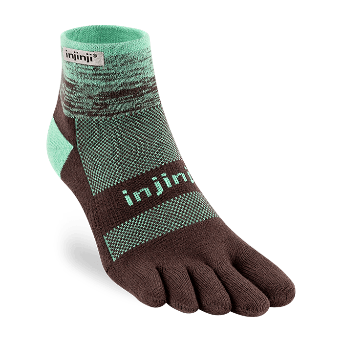 Injinji Socks S / Mint Injinji Trail Midweight Mini-Crew XMiles