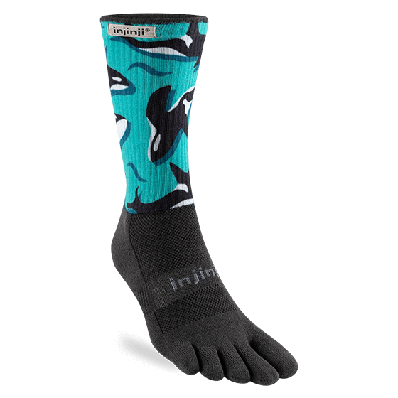 Injinji Socks S / Orcas Injinji Trail Midweight Crew XMiles