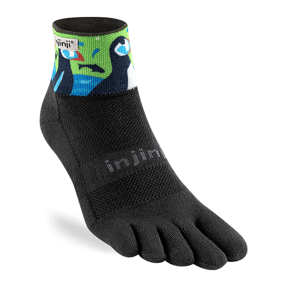 Injinji Socks S / Puffins Injinji Trail Midweight Mini-Crew XMiles