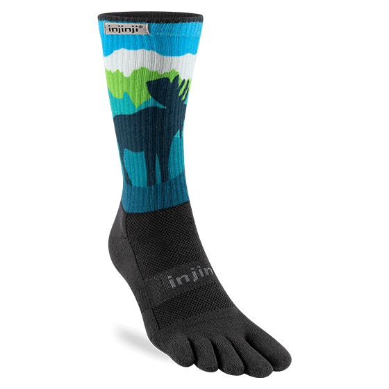 Injinji Socks S / Ridgelines Injinji Trail Midweight Crew XMiles