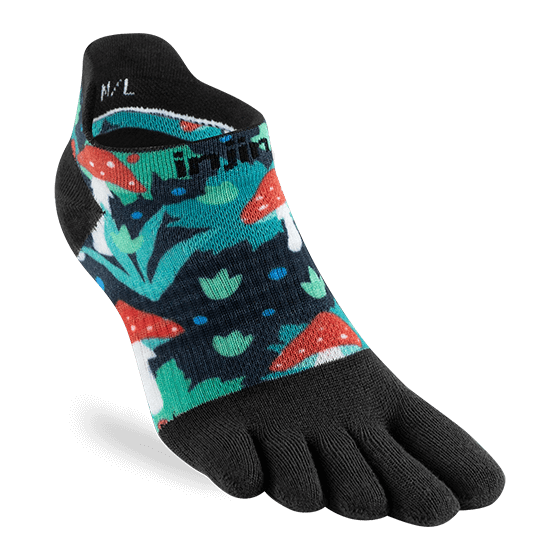 Injinji Socks XS \ S / Amanita Injinji Women's RUN Lightweight No-Show XMiles