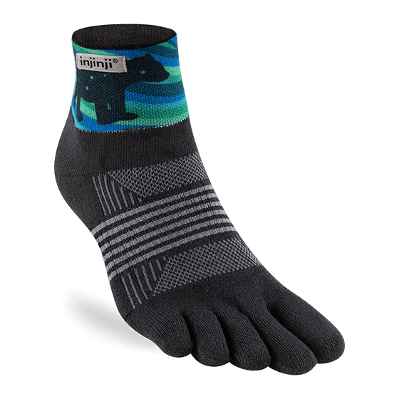 Injinji Socks XS/S / Aurora Injinji Women's Trail Midweight Mini-Crew XMiles