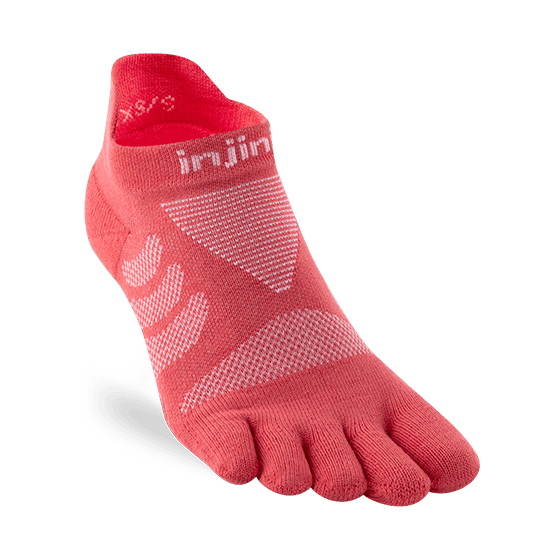 Injinji Socks XS \ S / Coral Injinji Women's Ultra Run No-Show XMiles
