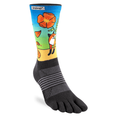 Injinji Socks XS/S / Fox Injinji Women's Trail Midweight Crew XMiles